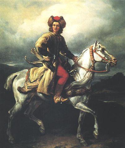 Juliusz Kossak, Lisowczyk na białym koniu