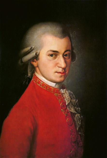 Barbara Krafft, Wolfgang Amadeusz Mozart - portret